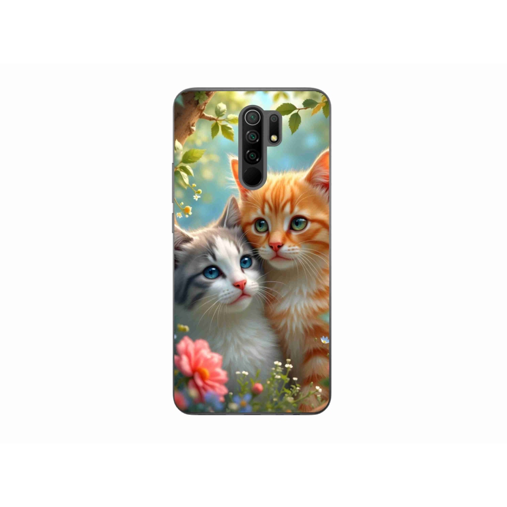 Gél borítás mmCase a Xiaomi Redmi 9-hez - macskaszerelem 2