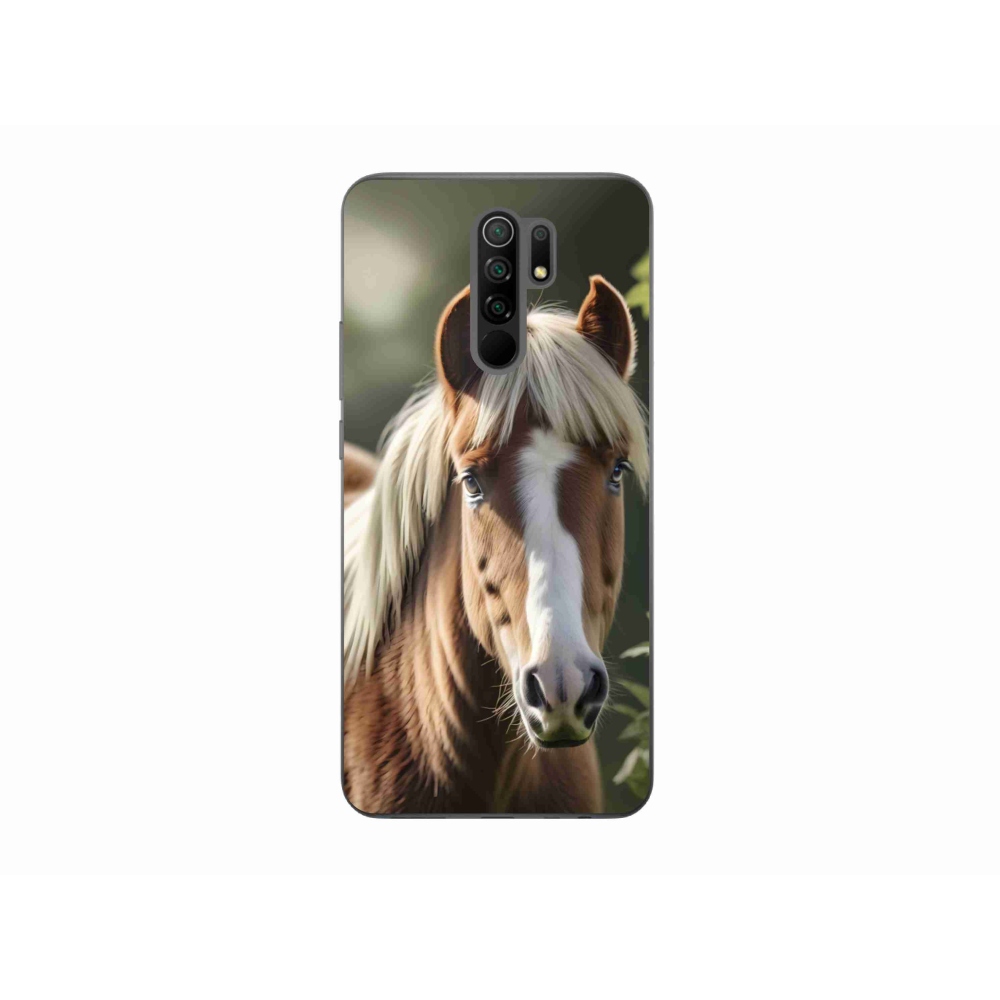 Gél borítás mmCase a Xiaomi Redmi 9-hez - ló könnyű sörénnyel