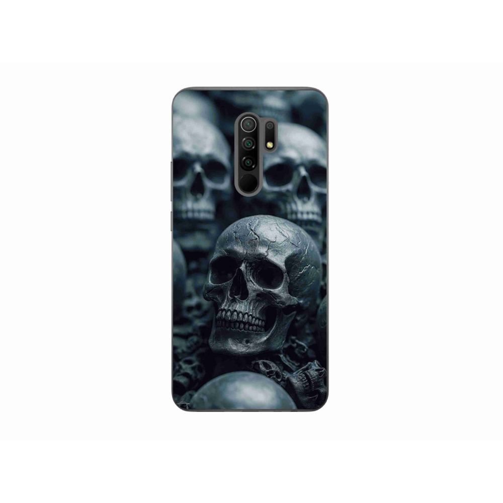 Gél borítás mmCase a Xiaomi Redmi 9-hez - koponya 2