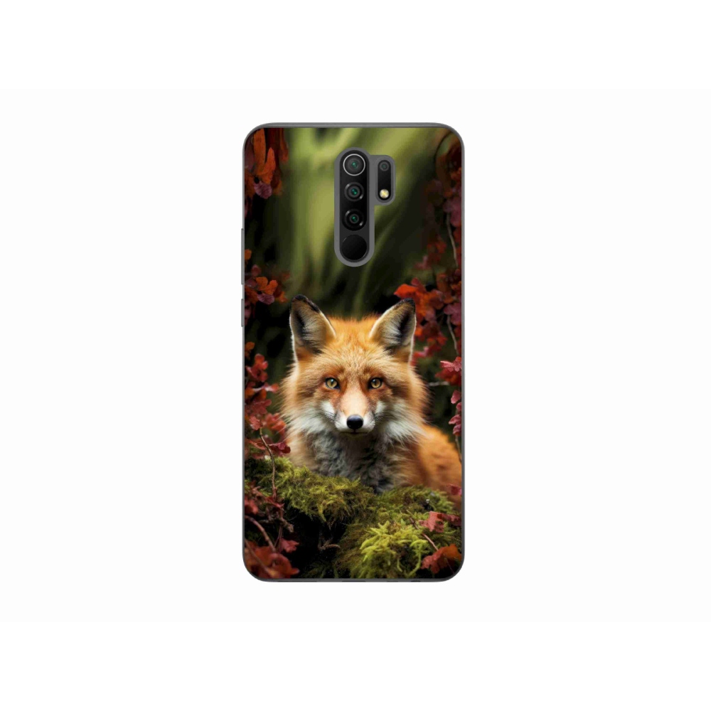 Gél borítás mmCase a Xiaomi Redmi 9-hez - róka az erdőben