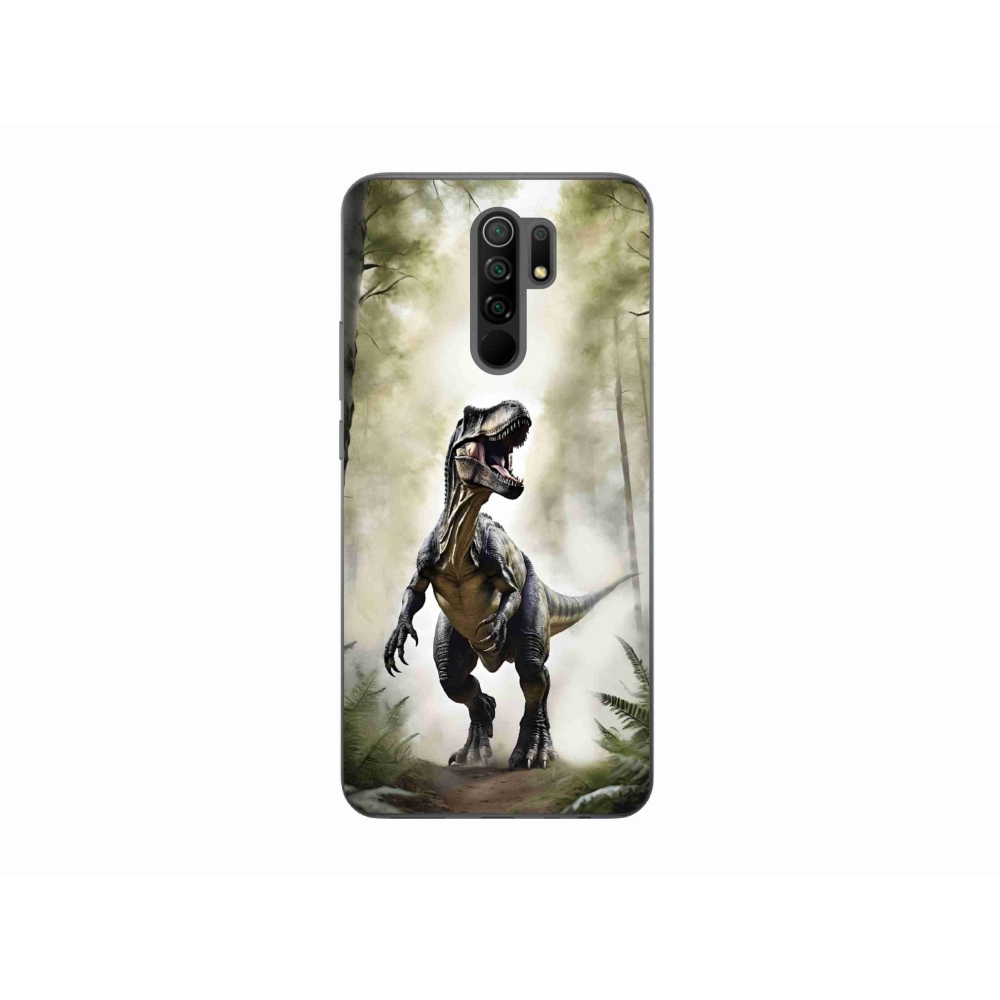 Gél borítás mmCase a Xiaomi Redmi 9-hez - dühös T-Rex