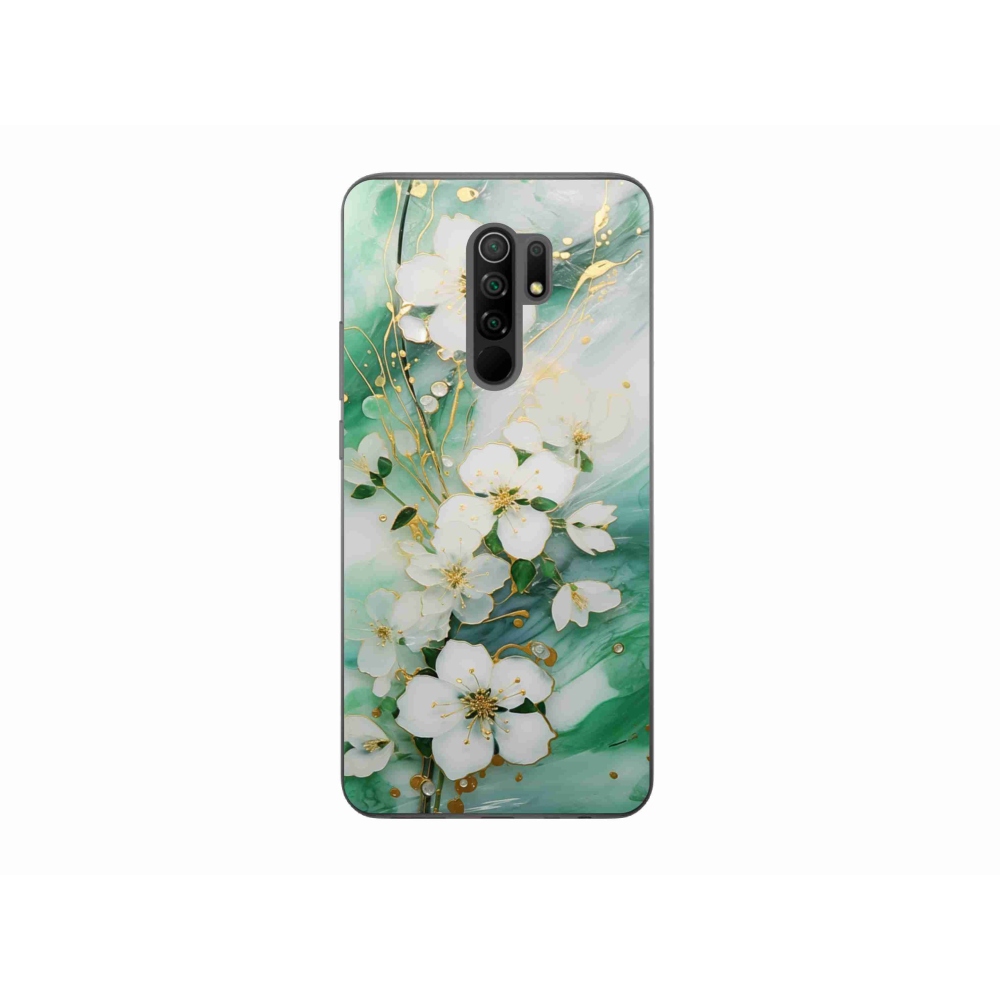 Gél borító mmCase a Xiaomi Redmi 9-hez - finom virágok