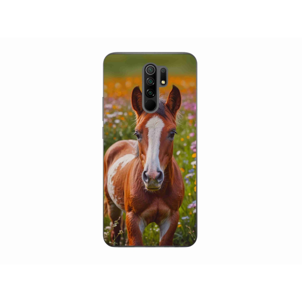 Gél borítás mmCase a Xiaomi Redmi 9-hez - aranyos csikó