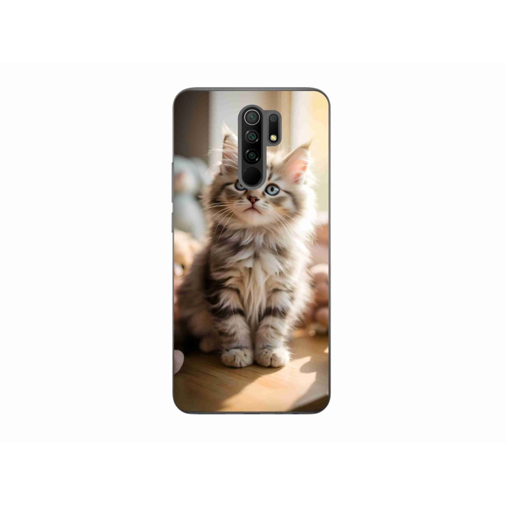 Gél borítás mmCase a Xiaomi Redmi 9-hez - aranyos cica 10
