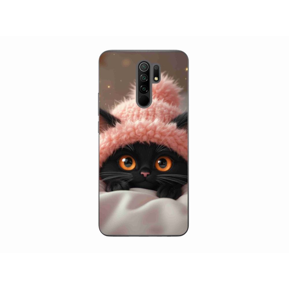 Gél borító mmCase a Xiaomi Redmi 9-hez - aranyos cica 7