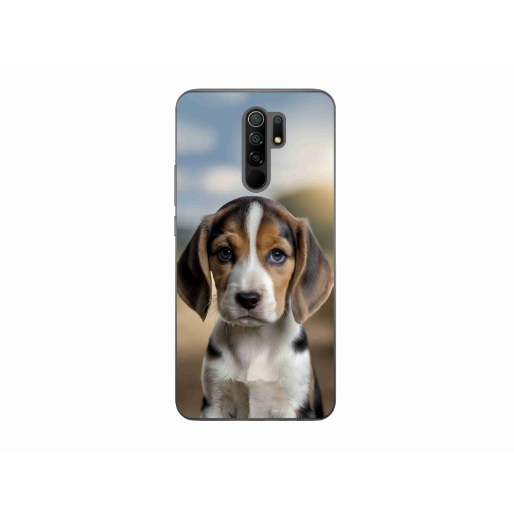 Gél borítás mmCase a Xiaomi Redmi 9-hez - aranyos beagle