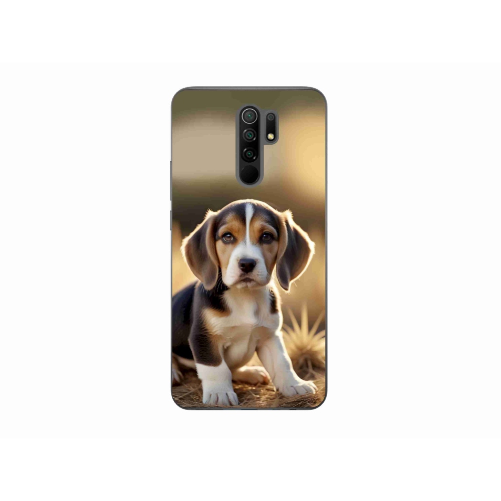 Gél borítás mmCase a Xiaomi Redmi 9-hez - aranyos beagle