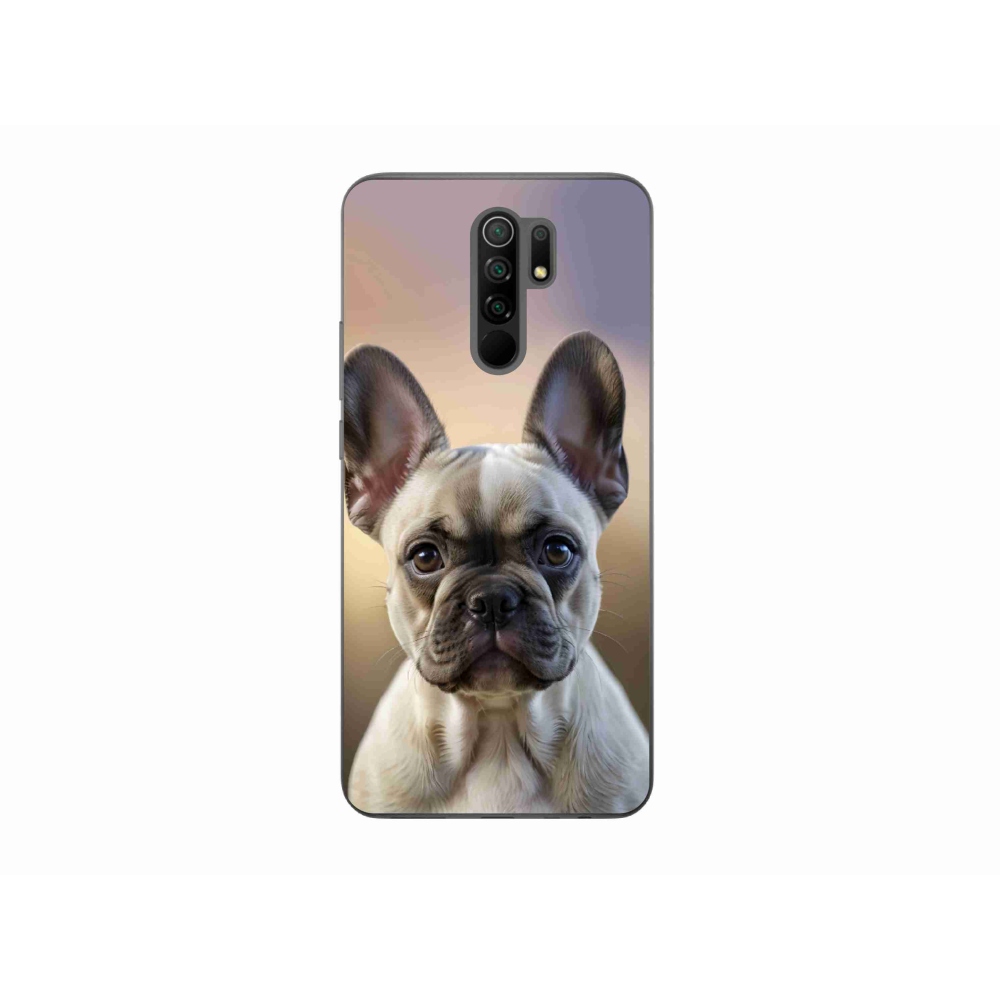 Gél borítás mmCase a Xiaomi Redmi 9-hez - aranyos francia bulldog