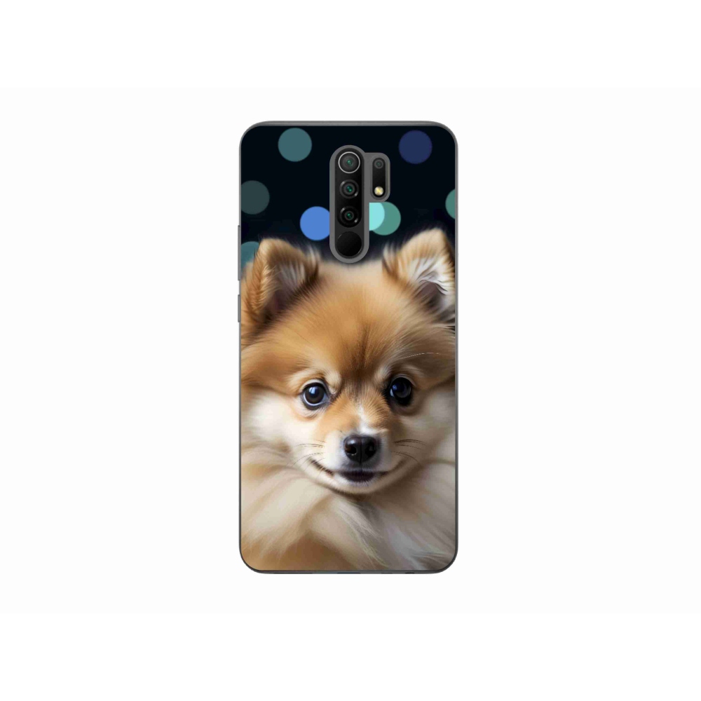 Gél borító mmCase a Xiaomi Redmi 9-hez - aranyos pomerániai