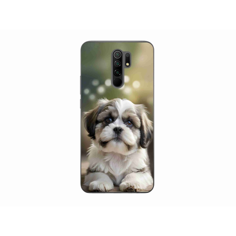 Gél borító mmCase a Xiaomi Redmi 9-hez - aranyos shih-tzu