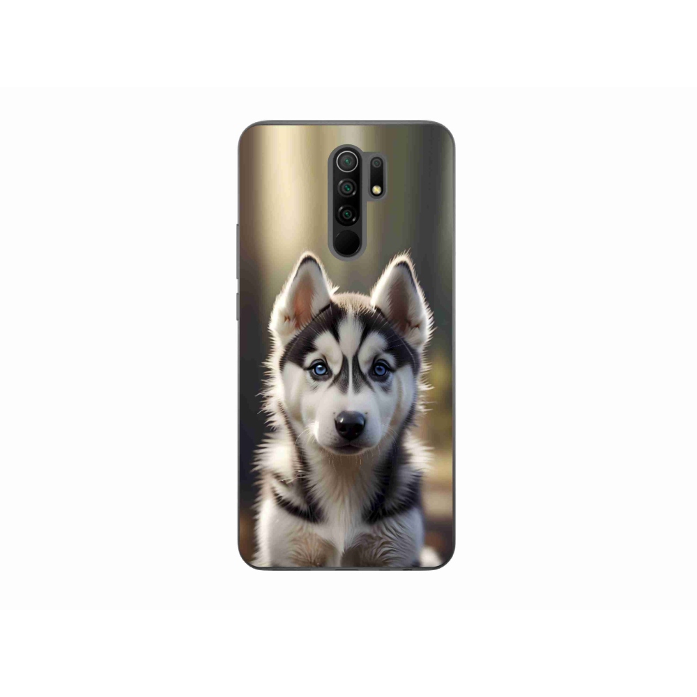 Gél borítás mmCase a Xiaomi Redmi 9-hez - aranyos szibériai husky