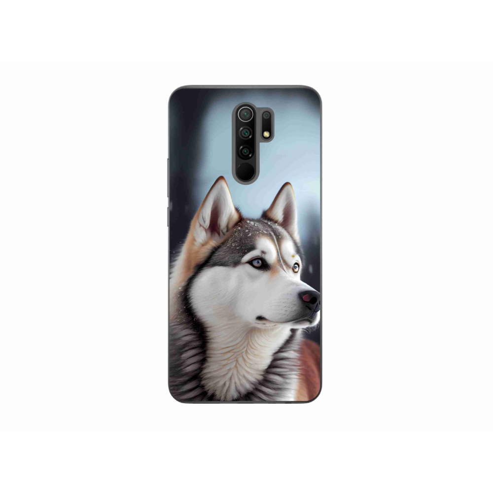 Gél borítás mmCase a Xiaomi Redmi 9-hez - Szibériai husky