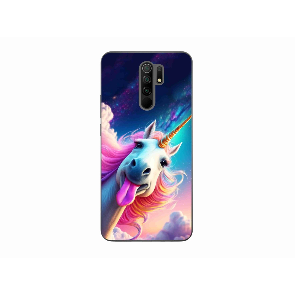 Gél borítás mmCase a Xiaomi Redmi 9-hez - őrült egyszarvú