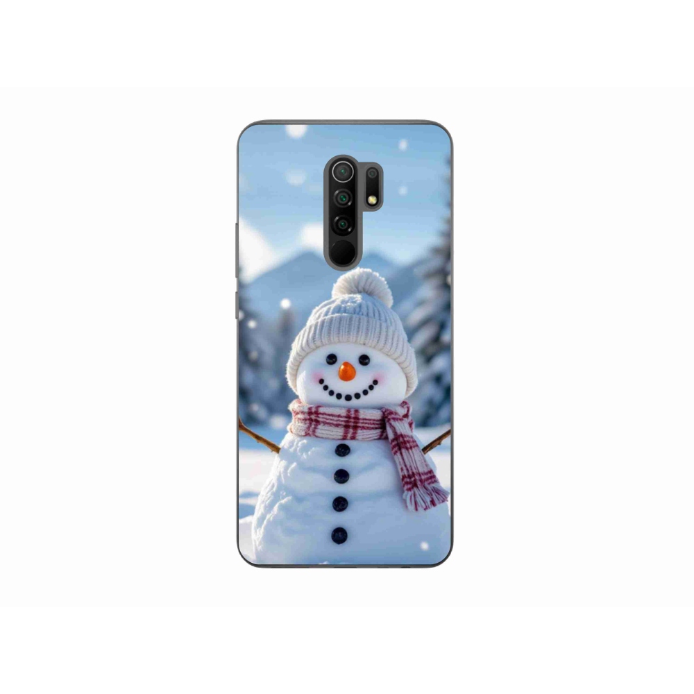 Gél borítás mmCase a Xiaomi Redmi 9-hez - hóember 3