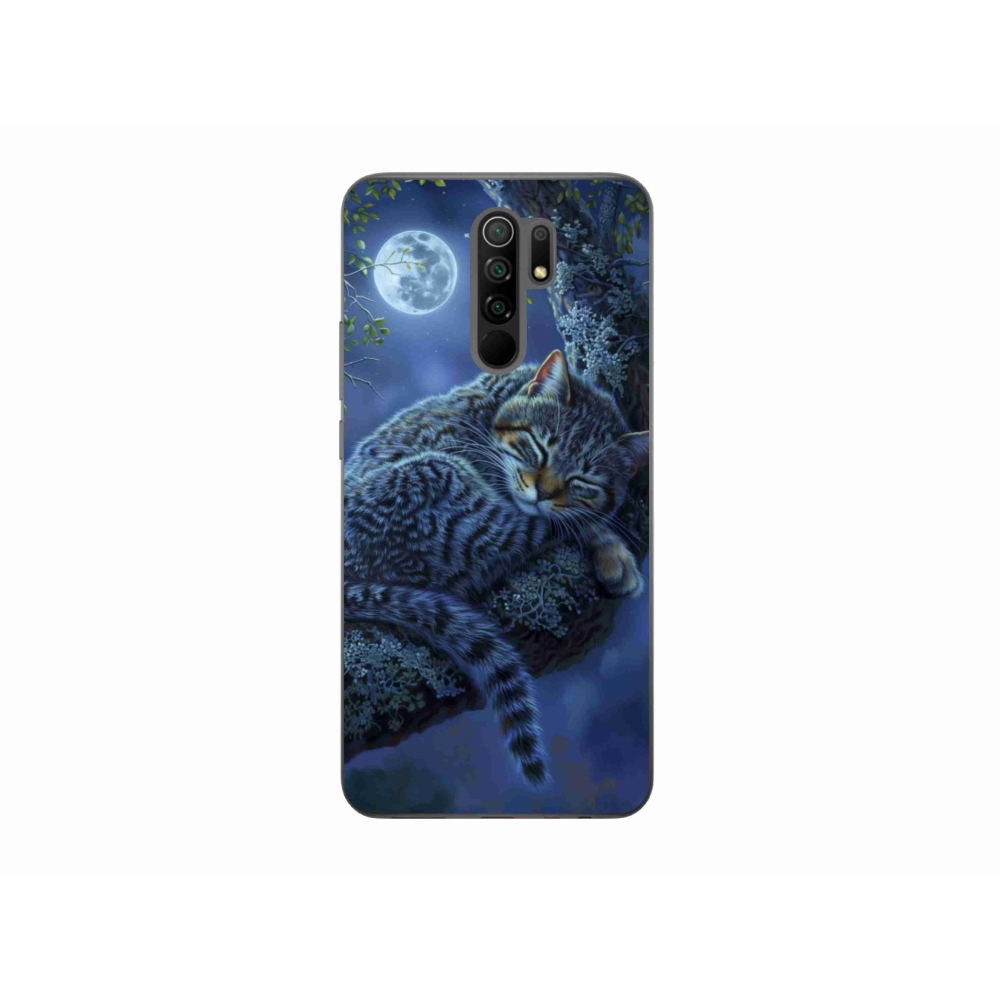 Gél borítás mmCase a Xiaomi Redmi 9-hez - alvó macska