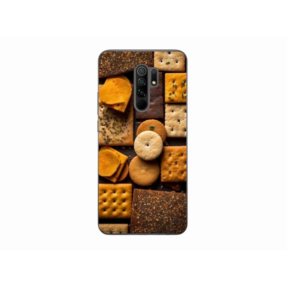 Gél borítás mmCase a Xiaomi Redmi 9-hez - kekszek