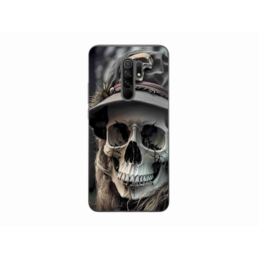 Gél borítás mmCase a Xiaomi Redmi 9-hez - sötét koponya