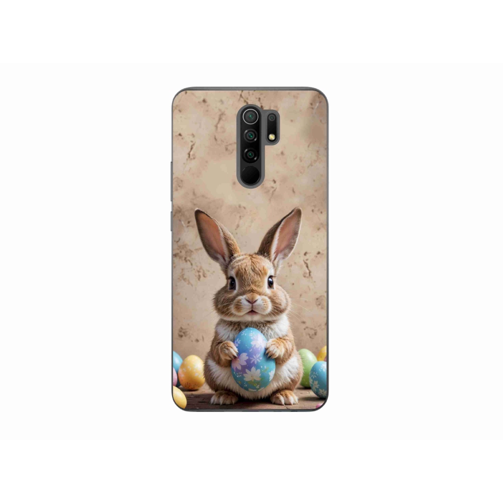 Gél borítás mmCase a Xiaomi Redmi 9-hez - Húsvéti nyuszi