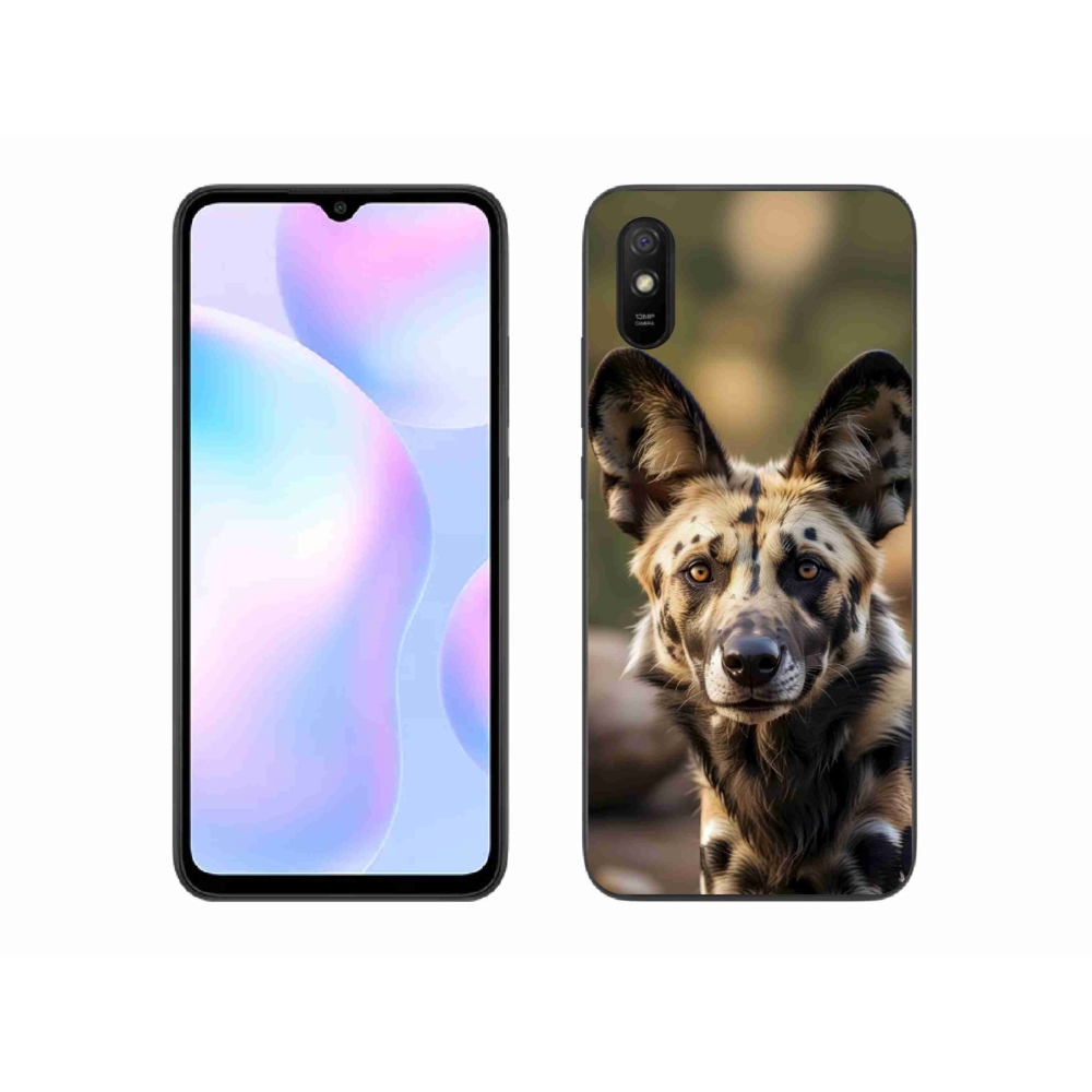 Gél borítás mmCase a Xiaomi Redmi 9A számára - afrikai vadkutya