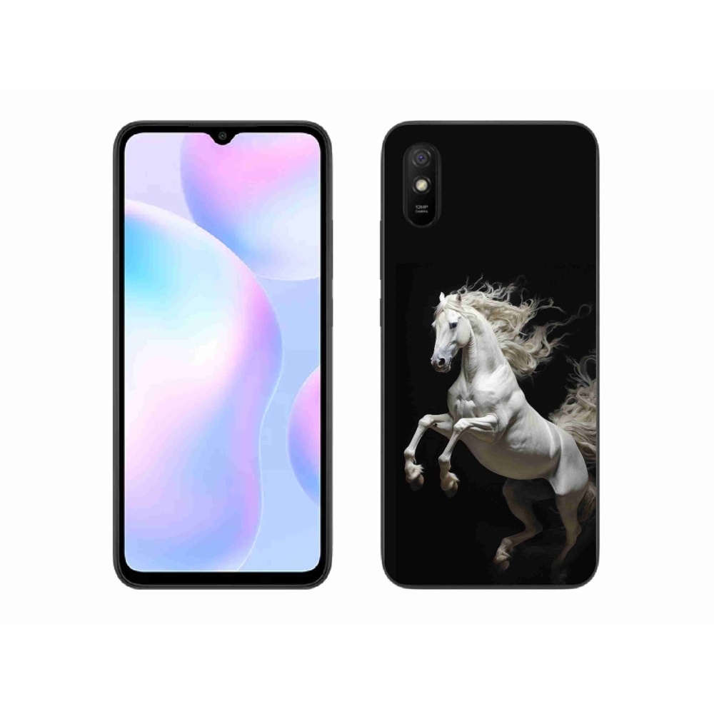 Gél borítás mmCase a Xiaomi Redmi 9A - fehér ló 4