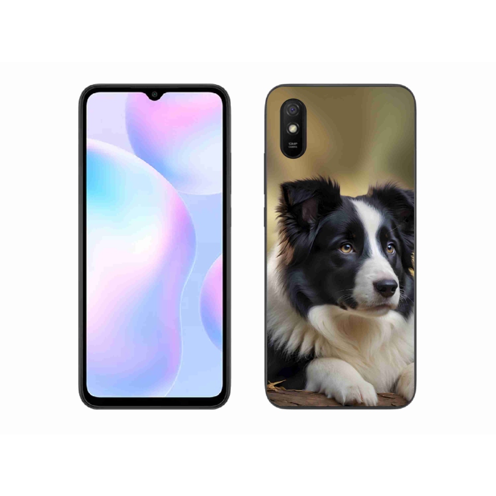 Gél borító mmCase a Xiaomi Redmi 9A számára - border colie 2