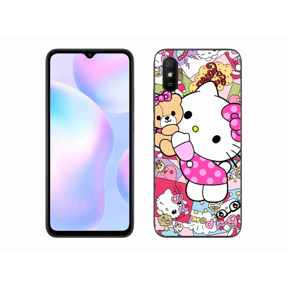 Gél borítás mmCase a Xiaomi Redmi 9A számára - aranyos cica