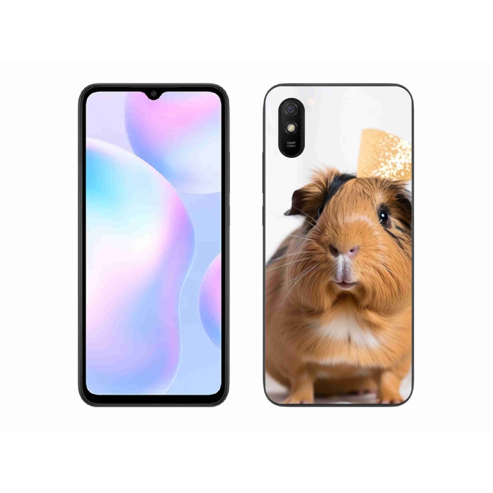 Gél borítás mmCase a Xiaomi Redmi 9A számára - barna tengerimalac