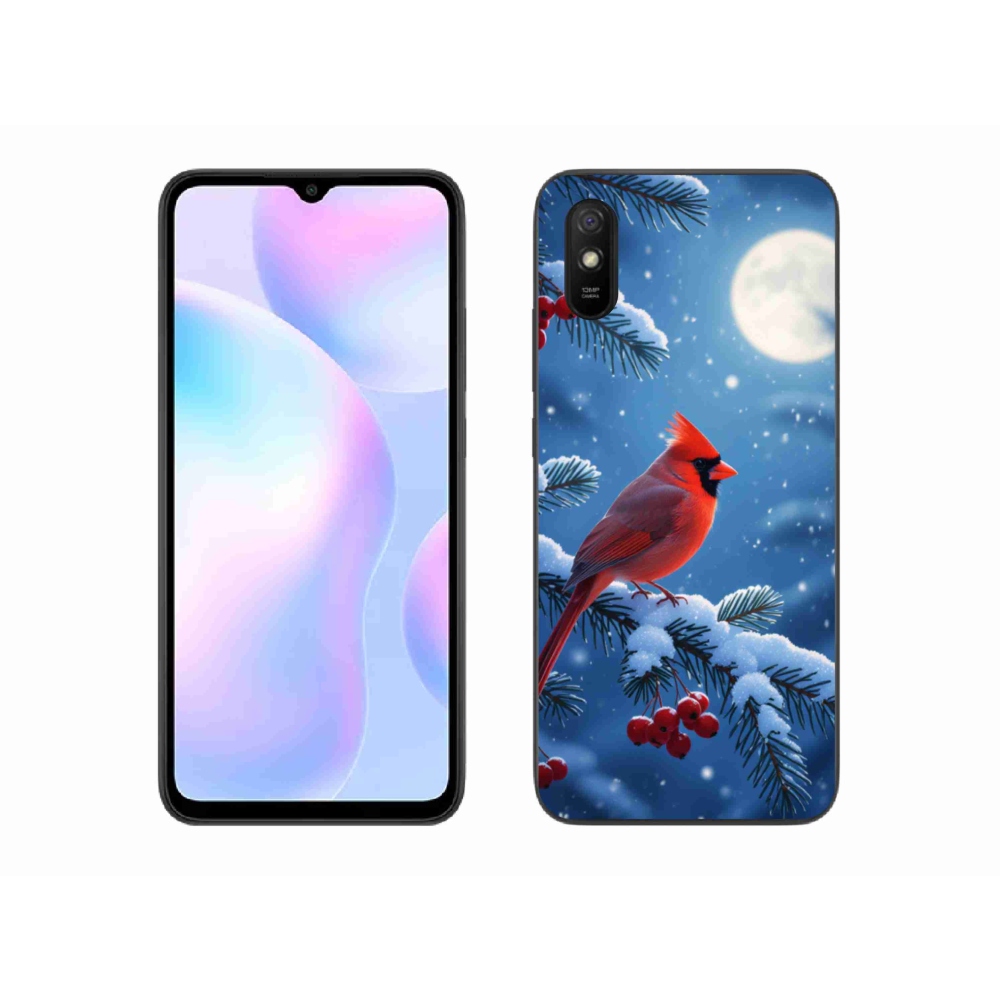 Gél borítás mmCase a Xiaomi Redmi 9A számára - kardinálpiros színű