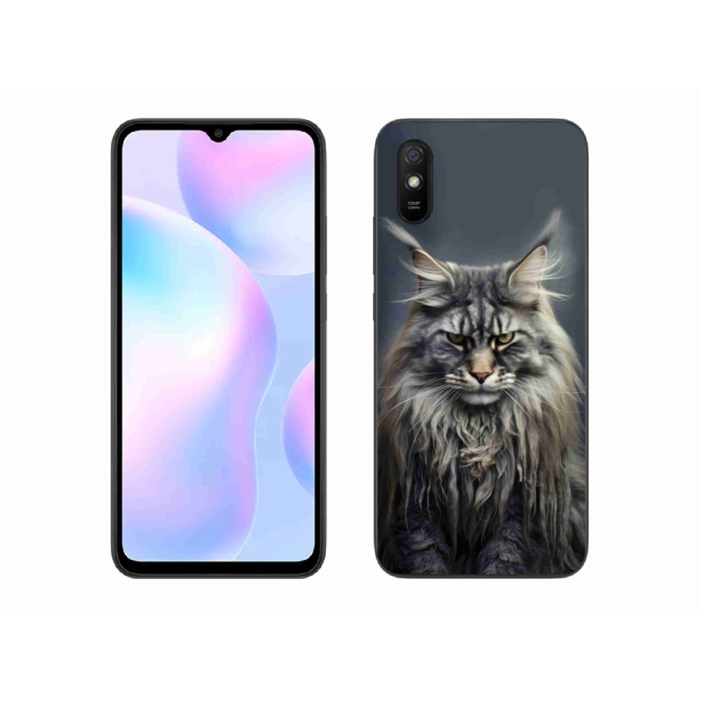 Gél borítás mmCase a Xiaomi Redmi 9A számára - macskaszem nézet 4