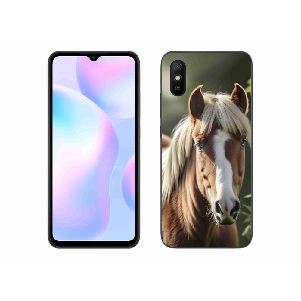 Gél borítás mmCase a Xiaomi Redmi 9A számára - ló könnyű sörénnyel
