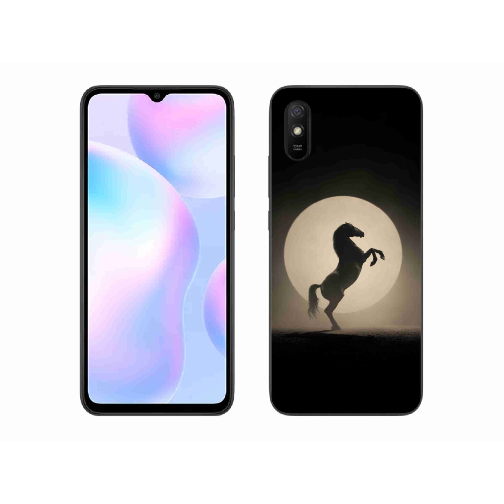 Gél borítás mmCase a Xiaomi Redmi 9A számára - ló sziluettben