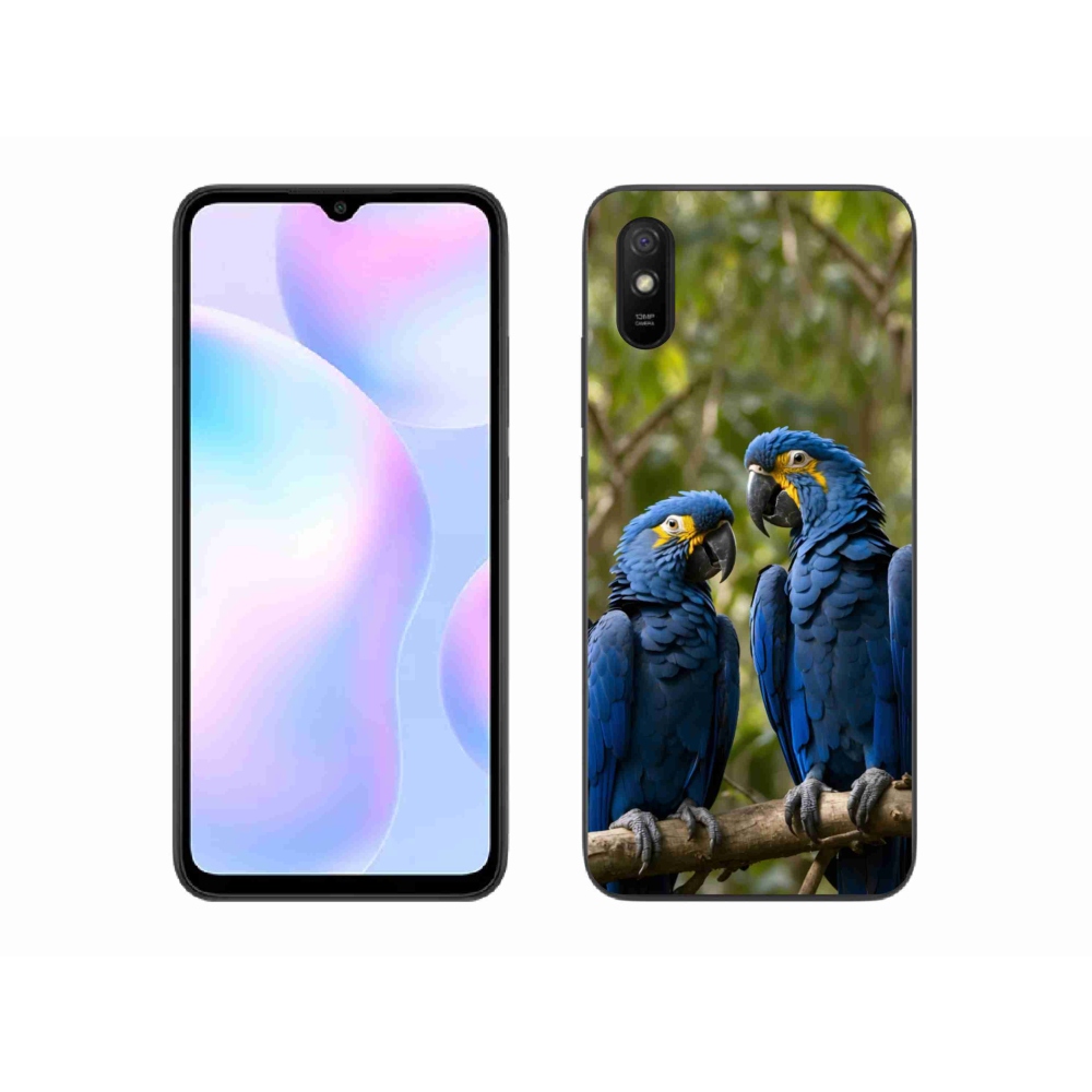 Gél borítás mmCase a Xiaomi Redmi 9A számára - papagáj duó