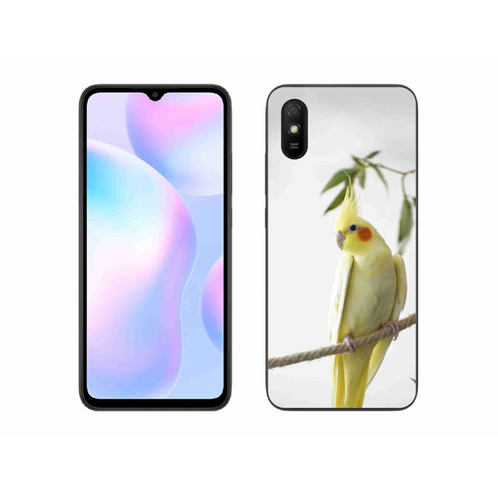 Gél borítás mmCase for Xiaomi Redmi 9A - papagáj korela chocholatá