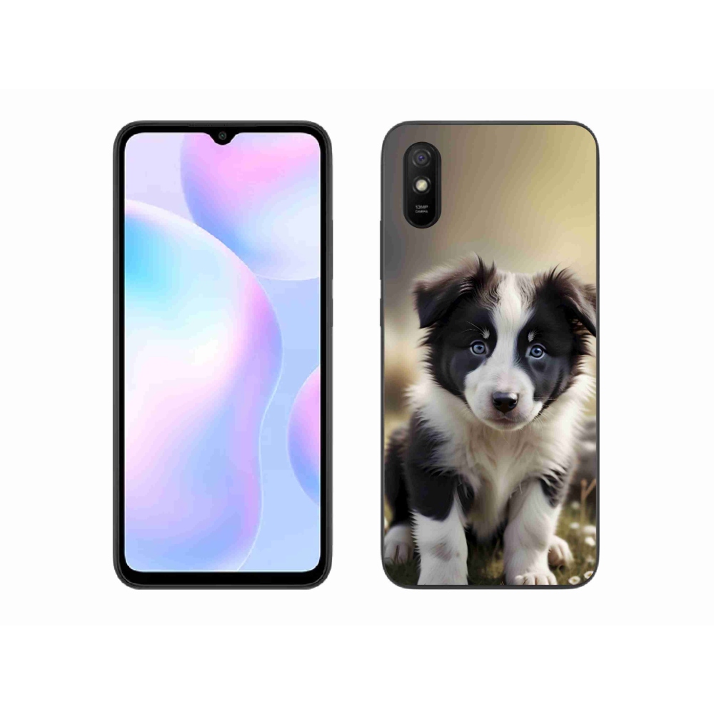 Gél borítás mmCase a Xiaomi Redmi 9A számára - aranyos border collie