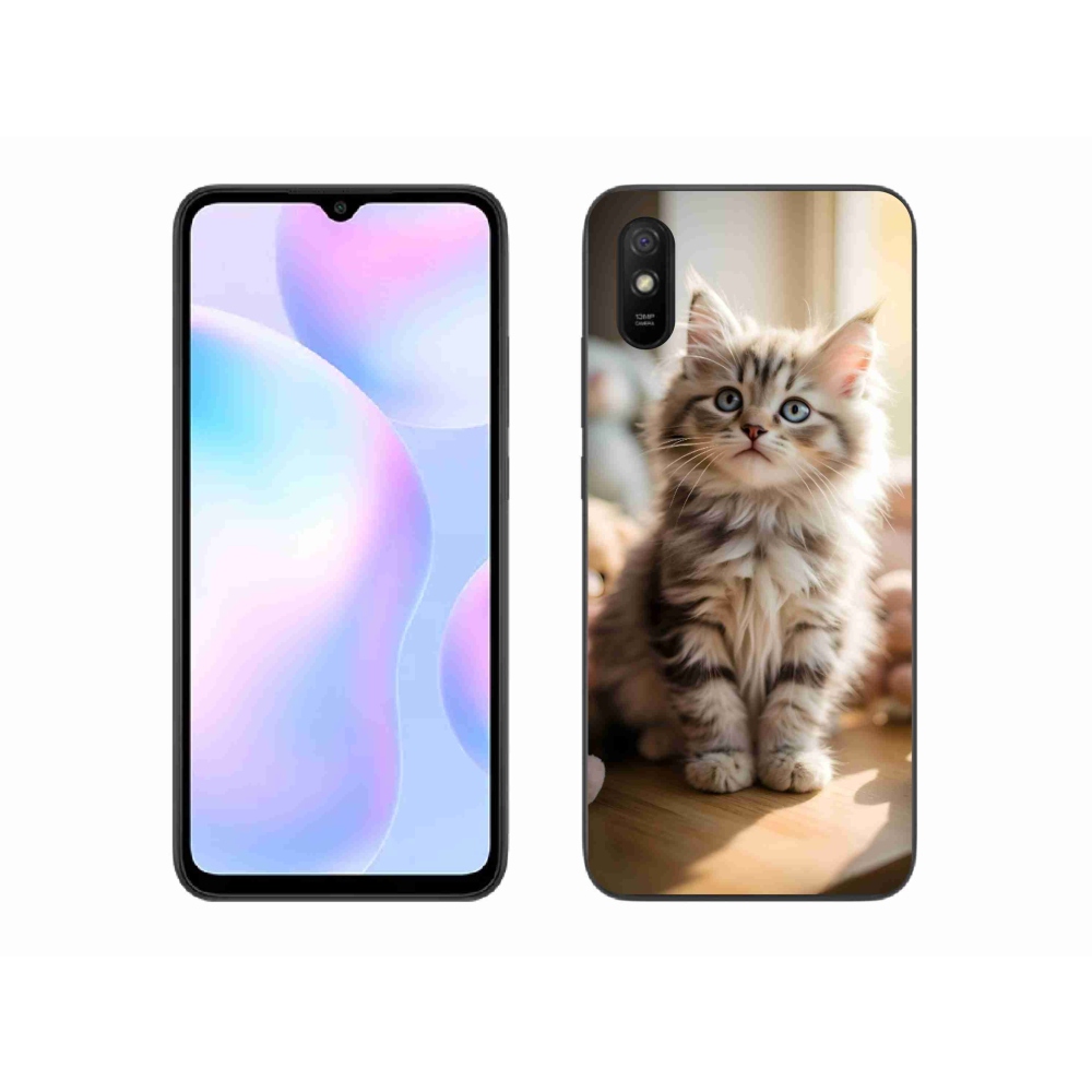 Gél borítás mmCase a Xiaomi Redmi 9A számára - aranyos cica 10