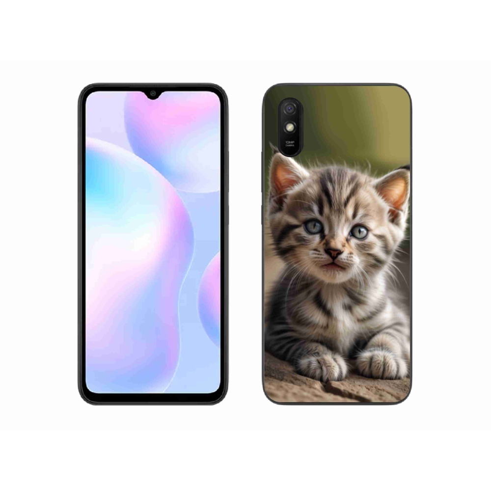 Gél borítás mmCase a Xiaomi Redmi 9A számára - aranyos cica 9