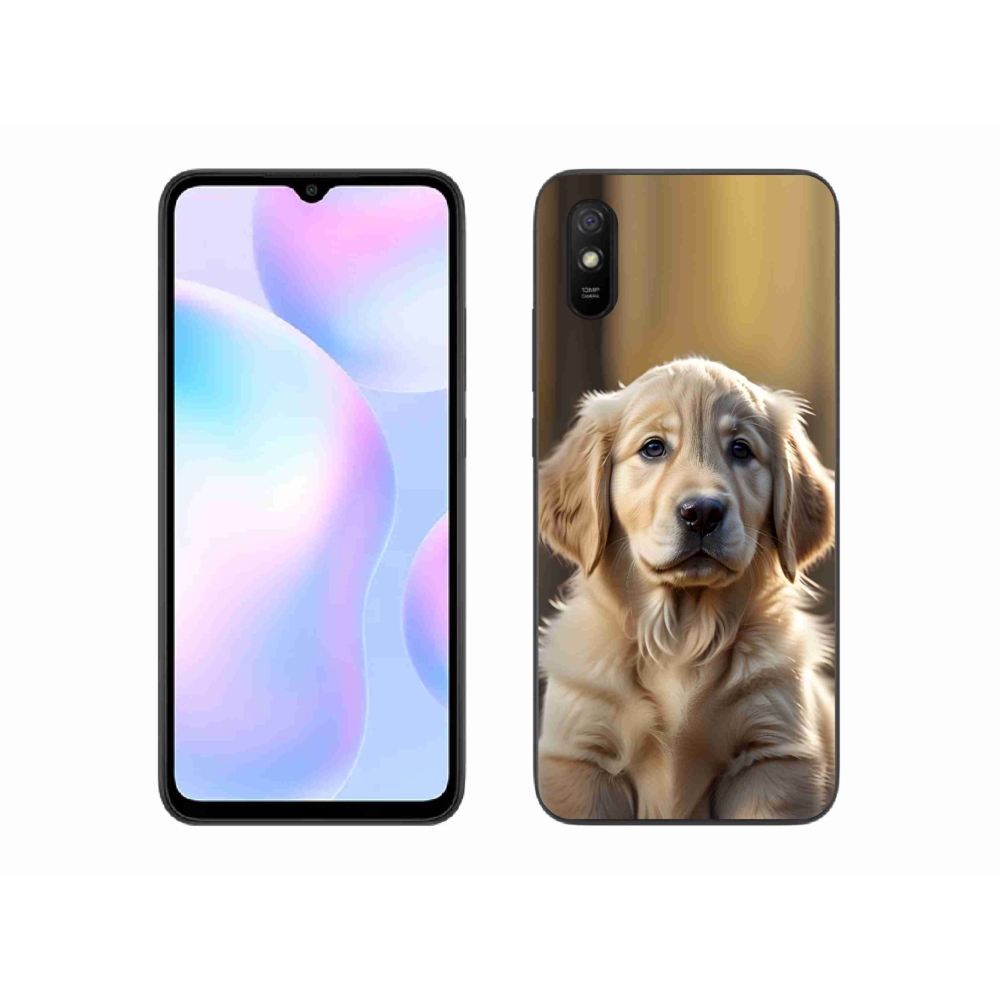 Gél borítás mmCase a Xiaomi Redmi 9A számára - aranyos arany retriever