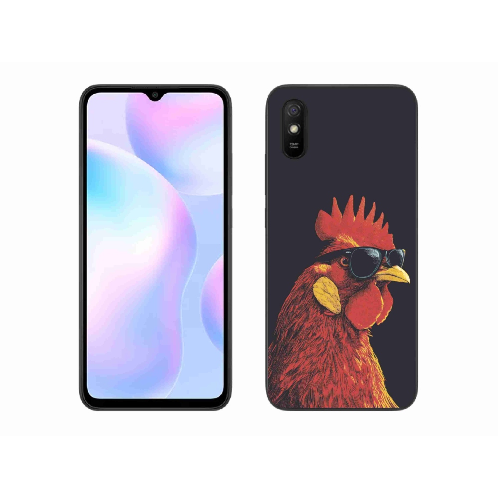Gél borítás mmCase a Xiaomi Redmi 9A számára - elegáns kakas