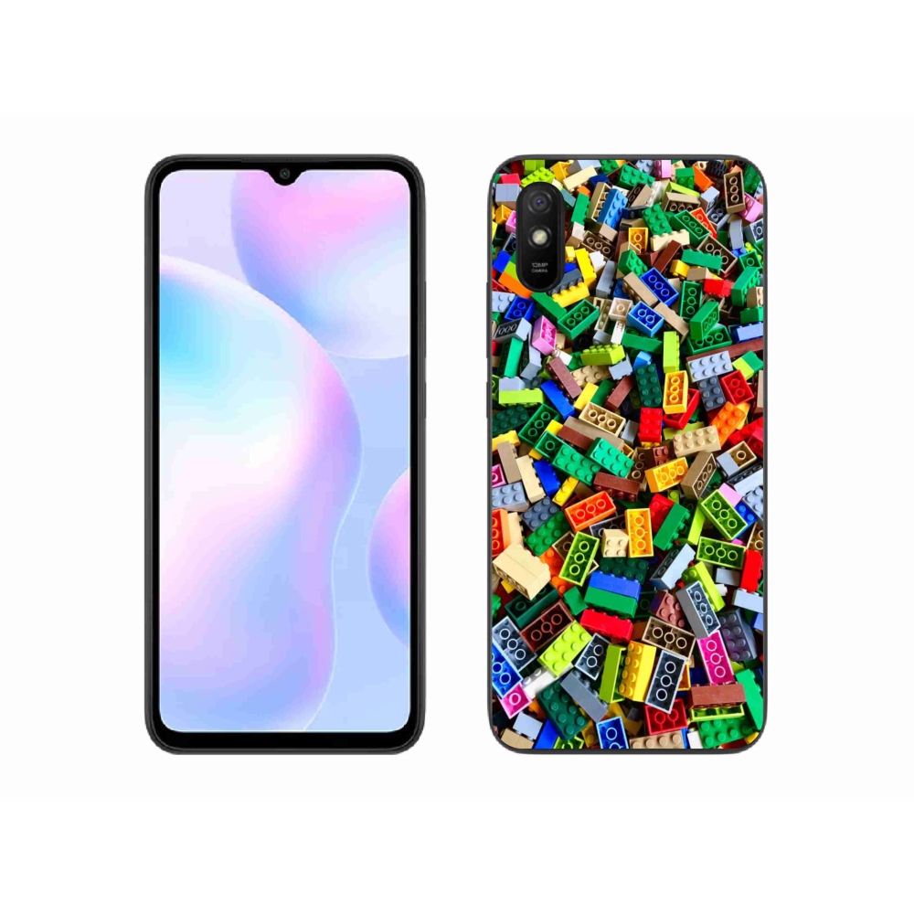 Gél borítás mmCase a Xiaomi Redmi 9AT-on - színes építőelemek