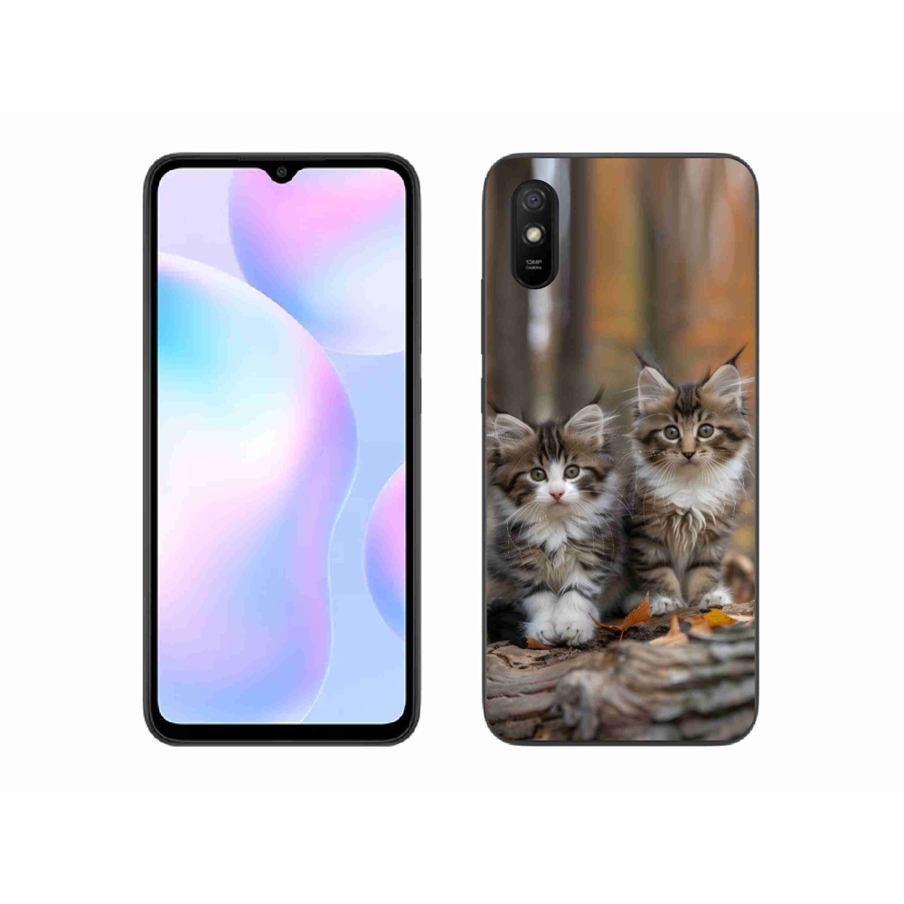 Gél borítás mmCase a Xiaomi Redmi 9AT - cat duo 3 számára