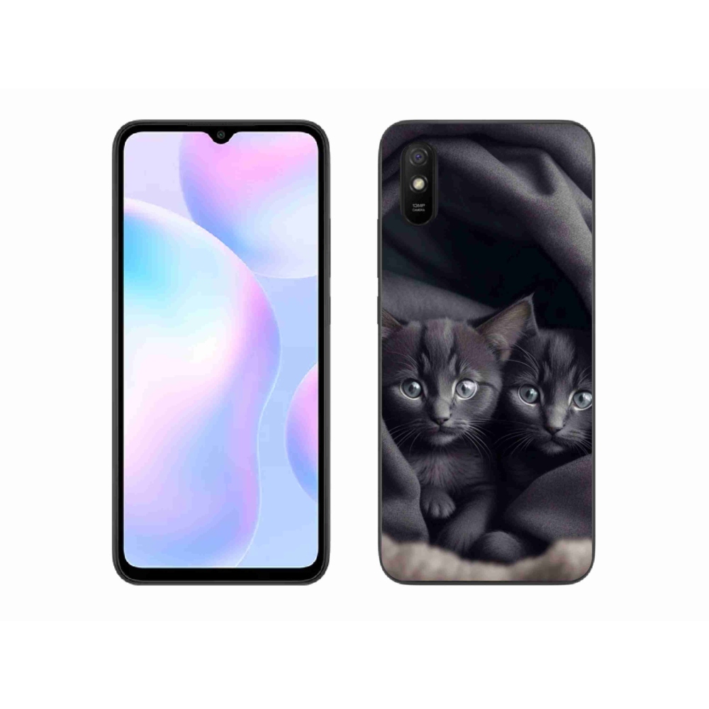 Gél borítás mmCase a Xiaomi Redmi 9AT-hoz - cat duo