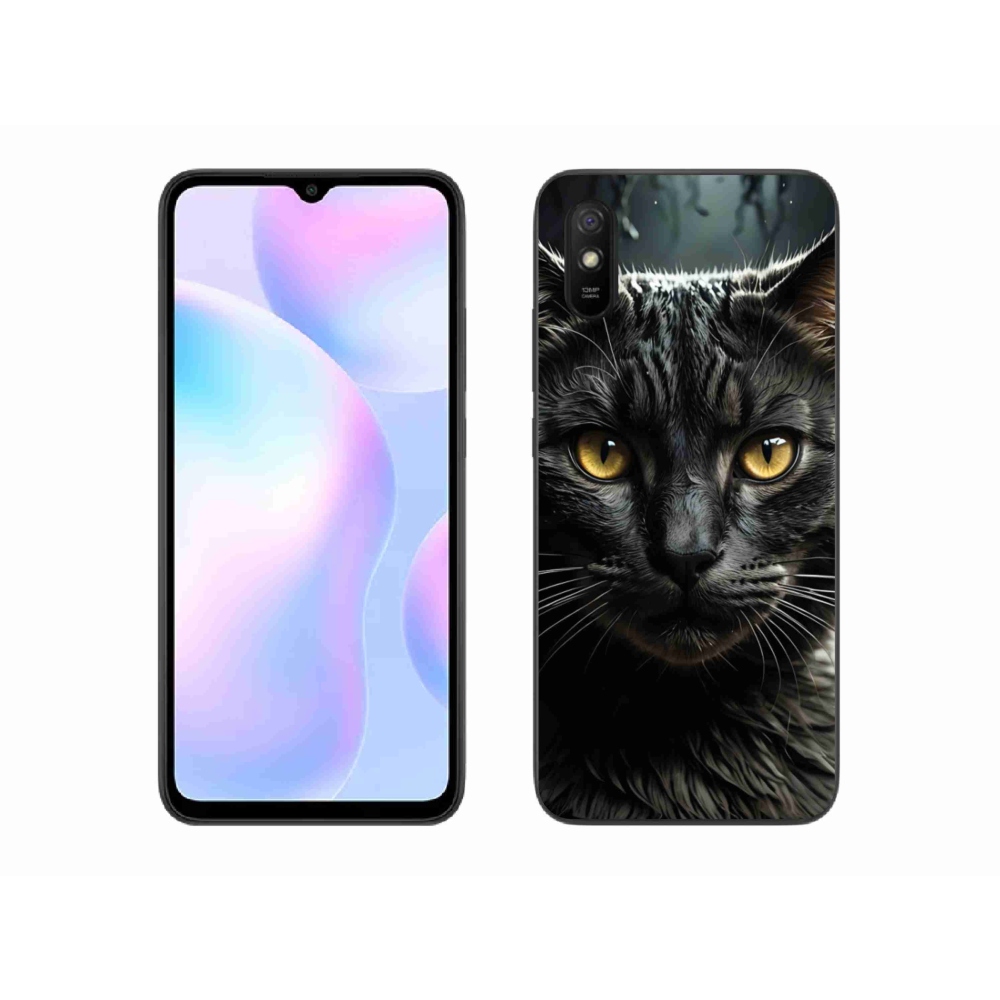 Gél borítás mmCase a Xiaomi Redmi 9AT-hoz - macskaszem 3