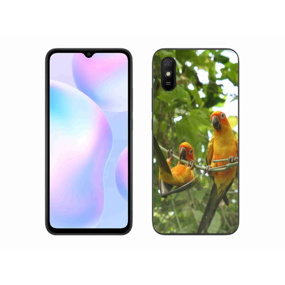 Gél borító mmCase a Xiaomi Redmi 9AT-hoz - papagájok aratingy