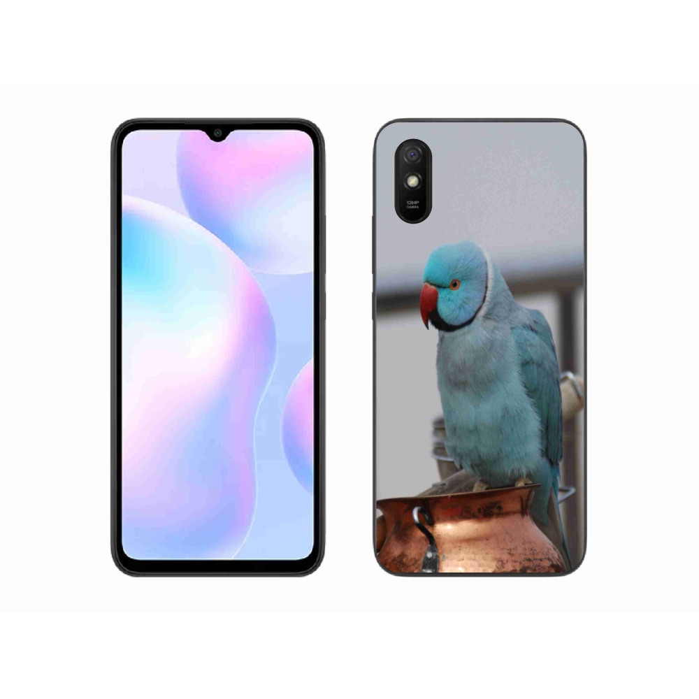 Gél borítás mmCase a Xiaomi Redmi 9AT-hoz - papagáj alexander kék