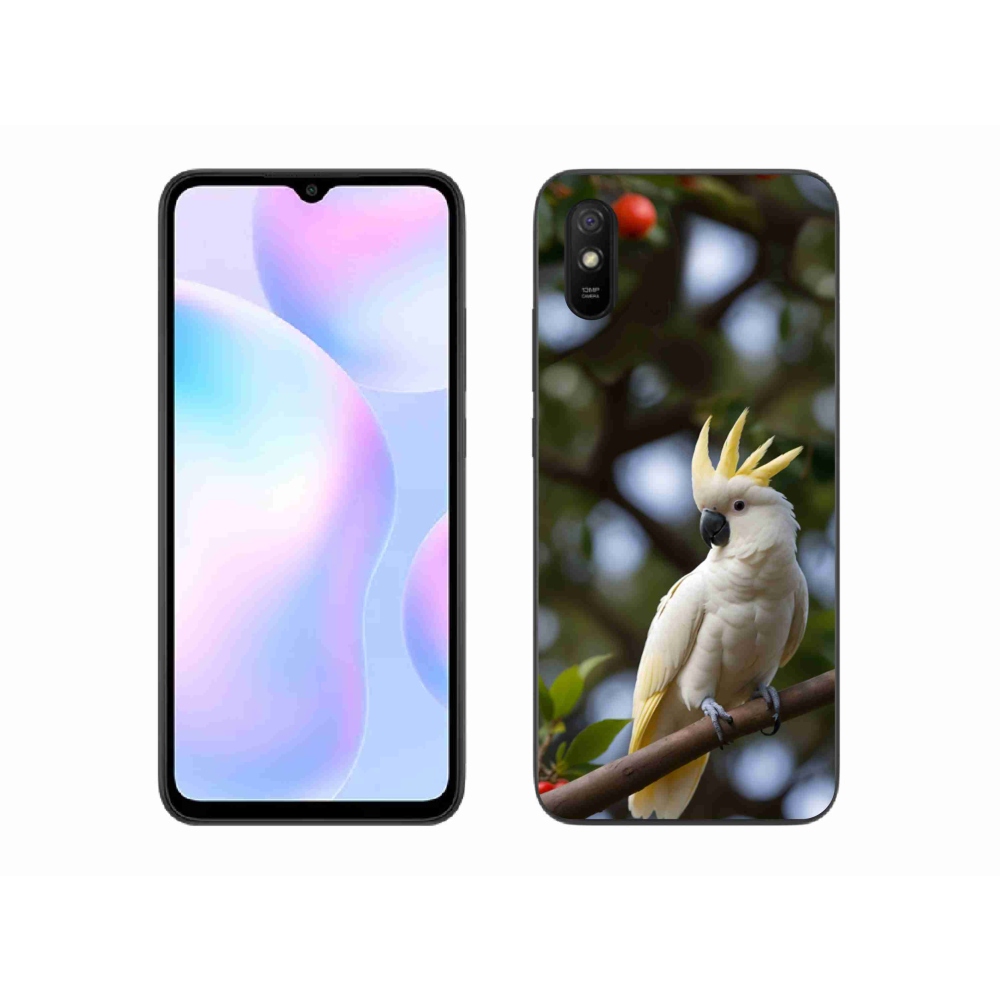 Gél borítás mmCase a Xiaomi Redmi 9AT-hoz - papagáj kakadu 3