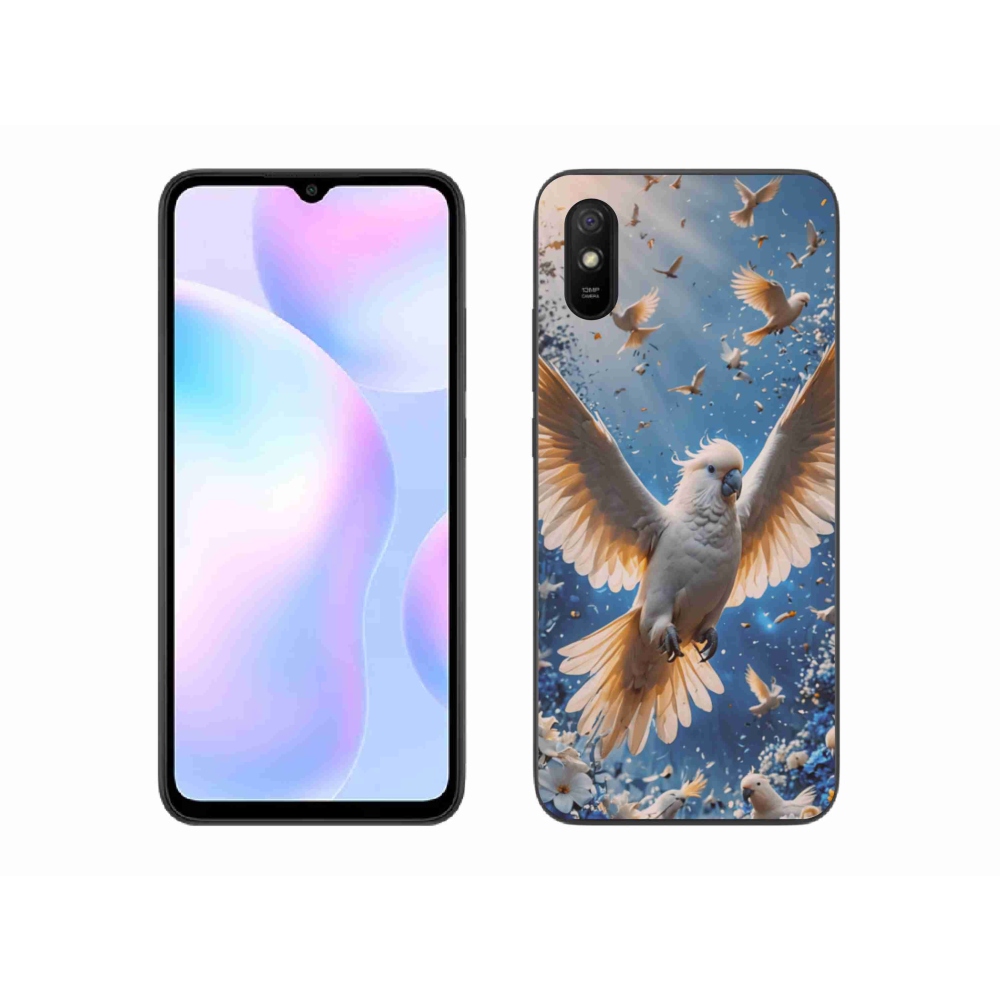 Gél borítás mmCase a Xiaomi Redmi 9AT-hoz - papagáj kakadu