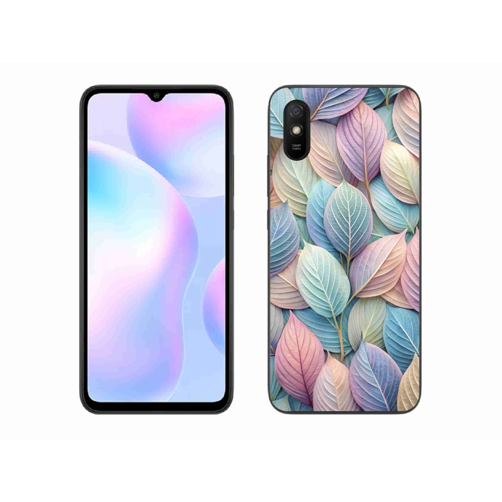 Gél borítás mmCase a Xiaomi Redmi 9AT-hoz - pasztell levelek