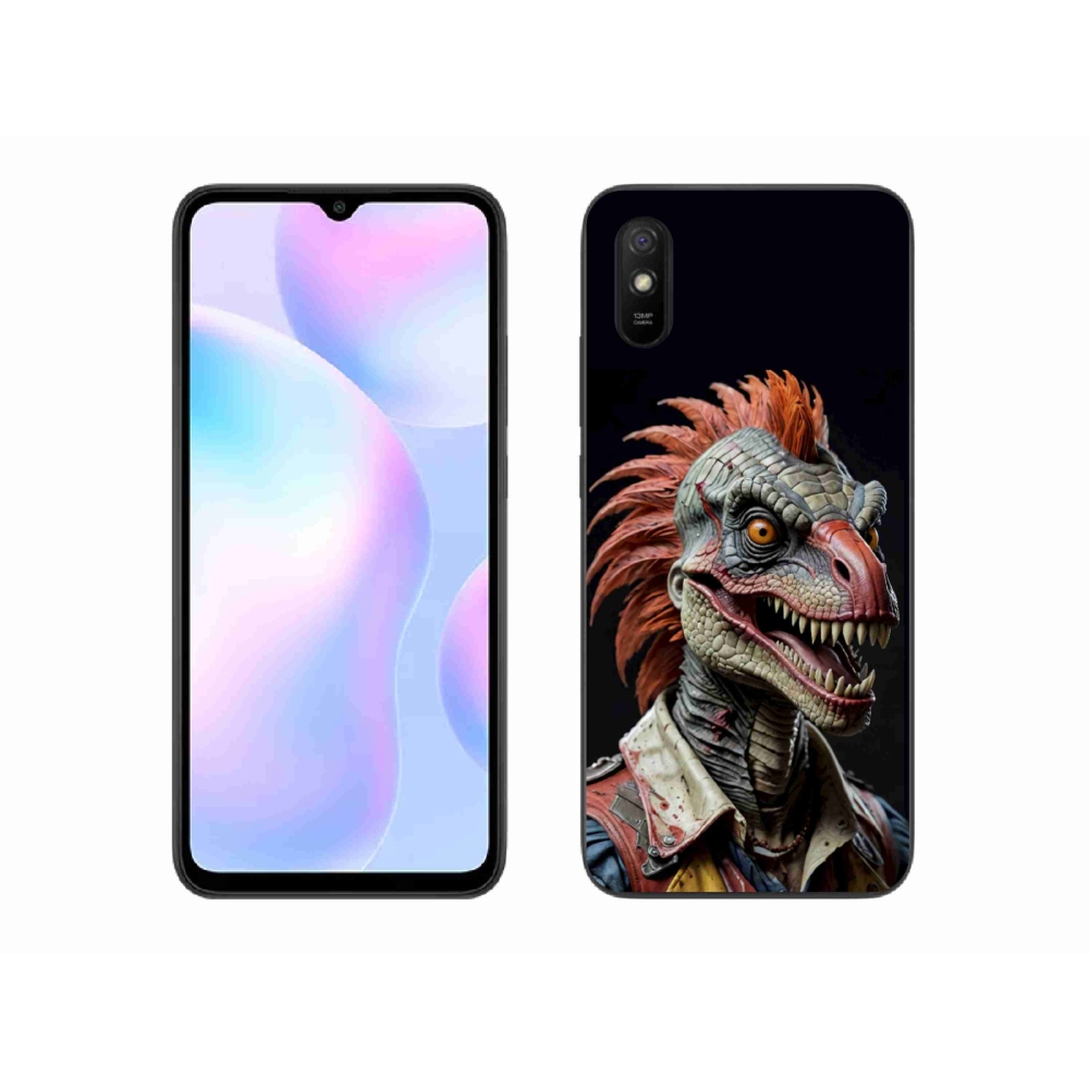 Gél borítás mmCase a Xiaomi Redmi 9AT-hoz - punk dinoszaurusz