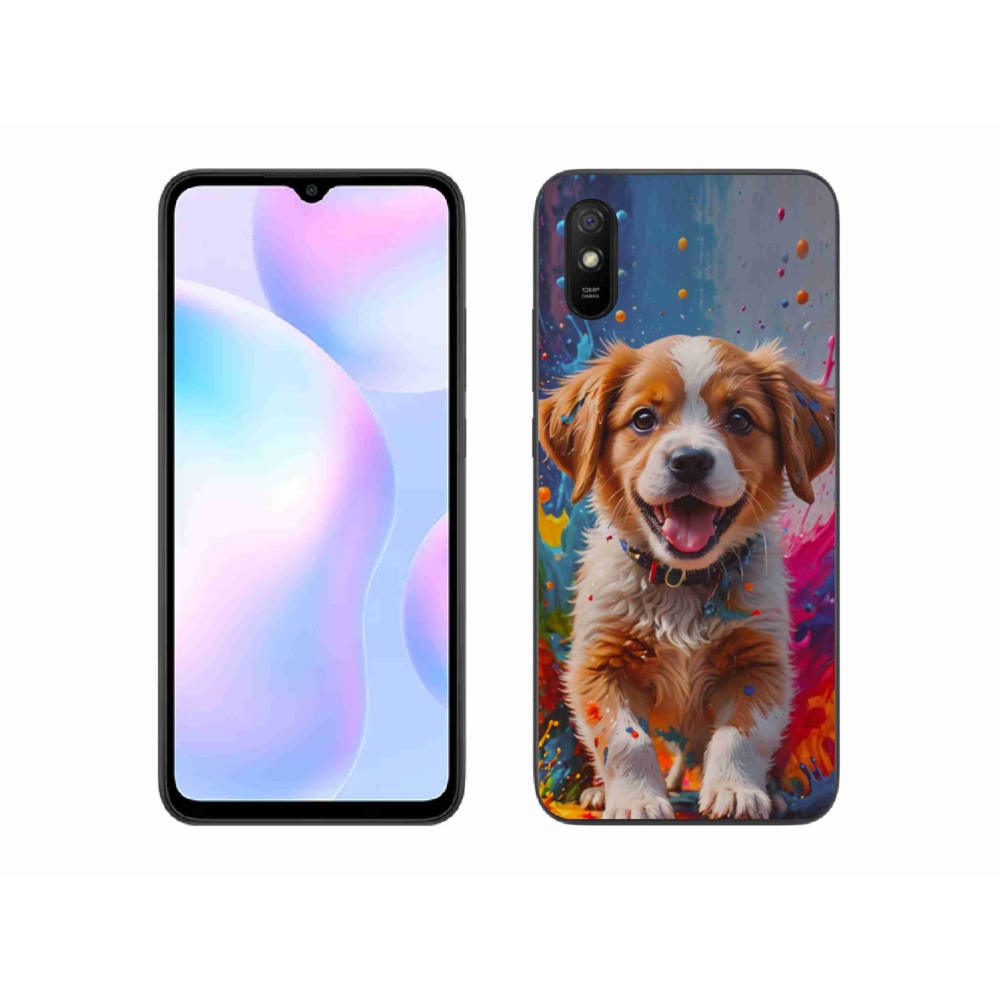 Gél borítás mmCase a Xiaomi Redmi 9AT-hoz - aranyos kiskutya 3