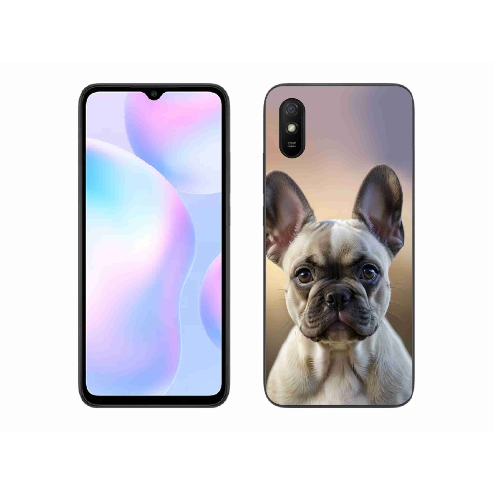 Gél borító mmCase a Xiaomi Redmi 9AT-hoz - aranyos francia bulldog